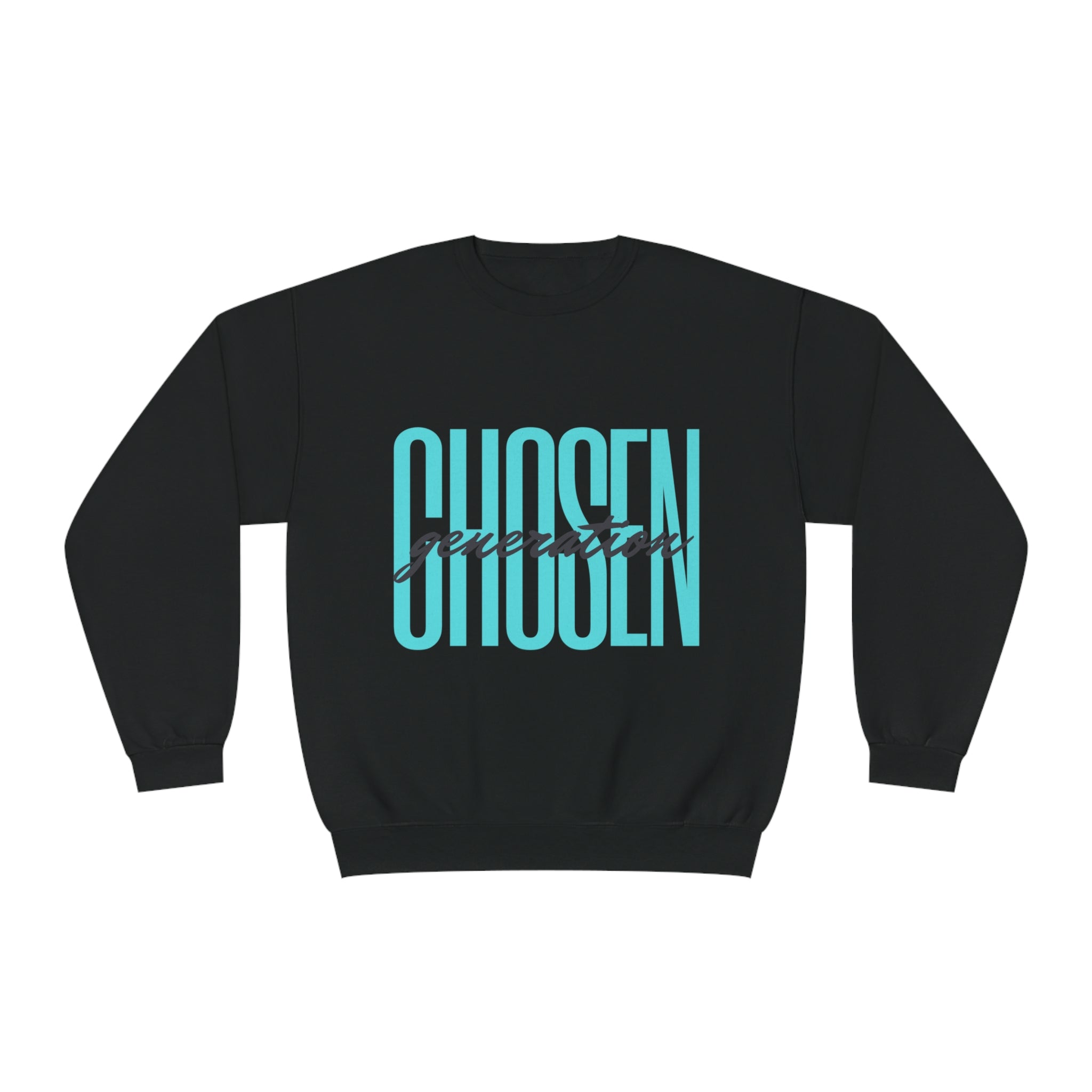 1 Peter 2:9 Crewneck Sweatshirt, Big Chosen Generation