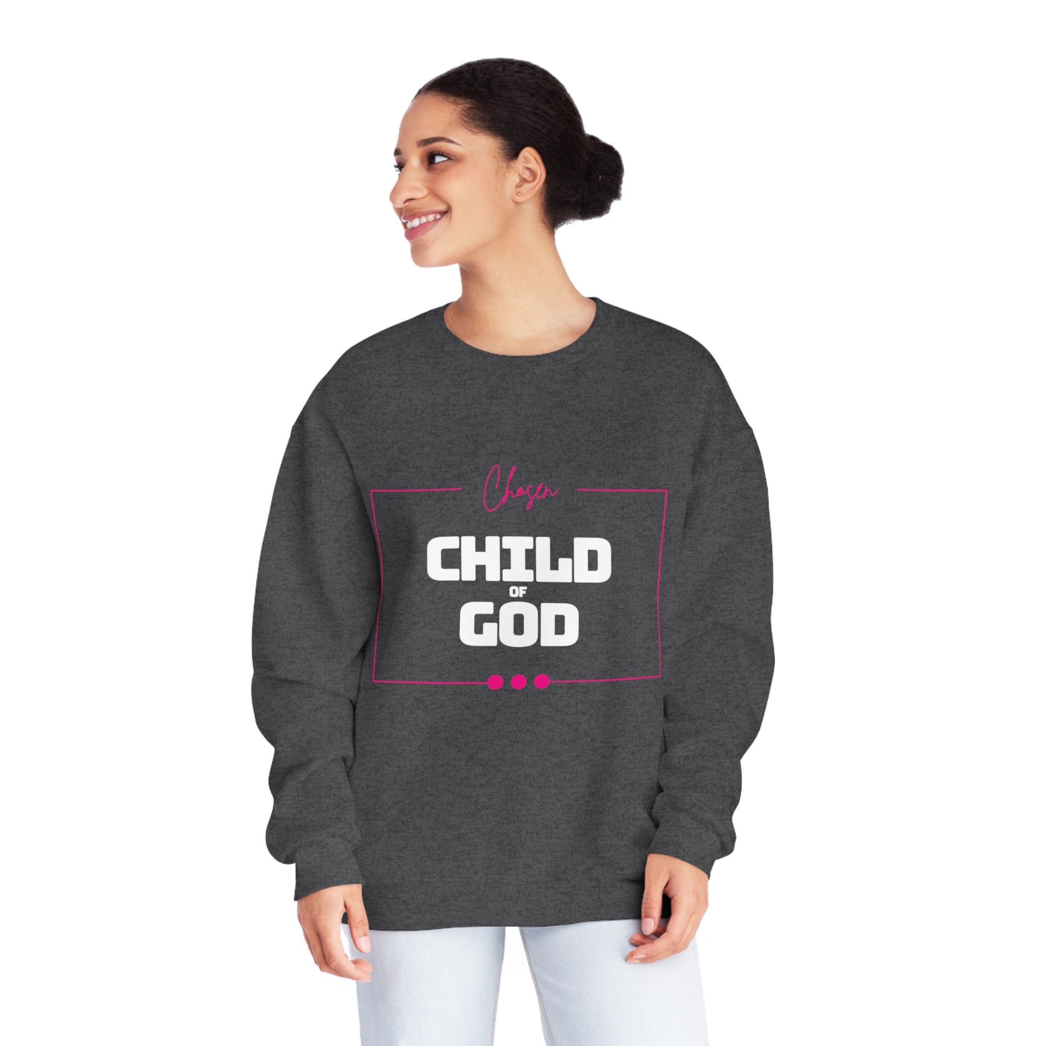 1 Peter 2:9 Crewneck Sweatshirt, Chosen Child of God